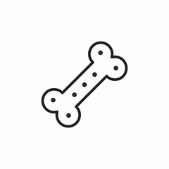 dog bone cookies icon sign vector