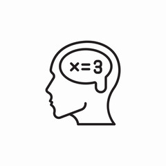 math solving icon sign vector