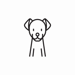 dog pet icon sign vector