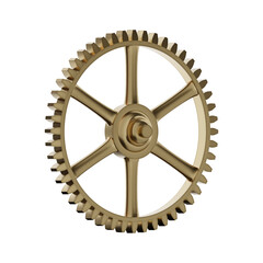  Cog wheel isolated