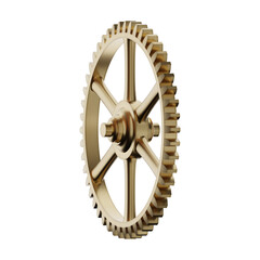  Cog wheel isolated