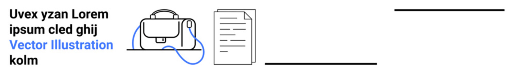 Virtual reality headset with blue cable connected to a document, accompanied by text. Ideal for technology, education, documentation, virtual reality, gaming, learning, and multimedia presentations