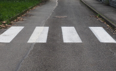 zebra crossing sign