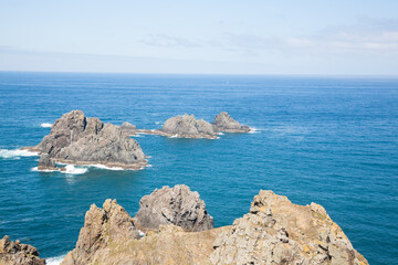 Cape Ortegal sea stacks landscape, Galicia, Spain