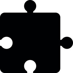 puzzle icon vector, flat design best vector icon