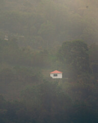 lonly hose in the mountain