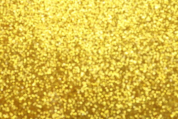 Abstract defocused blurred golden background