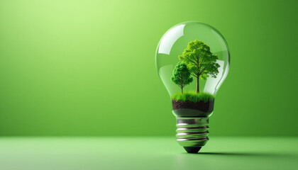 Sustainable Energy: Trees in a Lightbulb