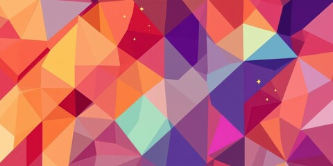 Fototapeta premium Abstract colorful geometric shapes background for modern graphic design projects, background, geometric