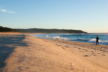 Galician beach landscape, Galicia, Spain. Do Rostro beach.