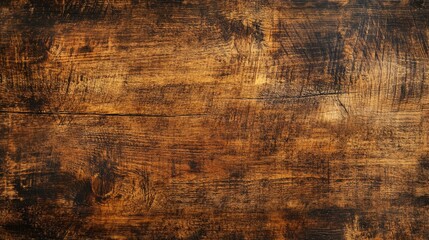Rustic brown maple wood texture with warm lighting ideal for backgrounds or banners in a panoramic format