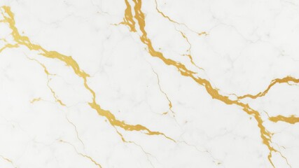 Fototapeta premium White and gold marble texture background perfect for creative design projects, white