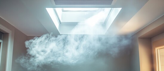 Home air extraction system effectively removing harmful gases through ventilation pipes enhancing indoor air quality