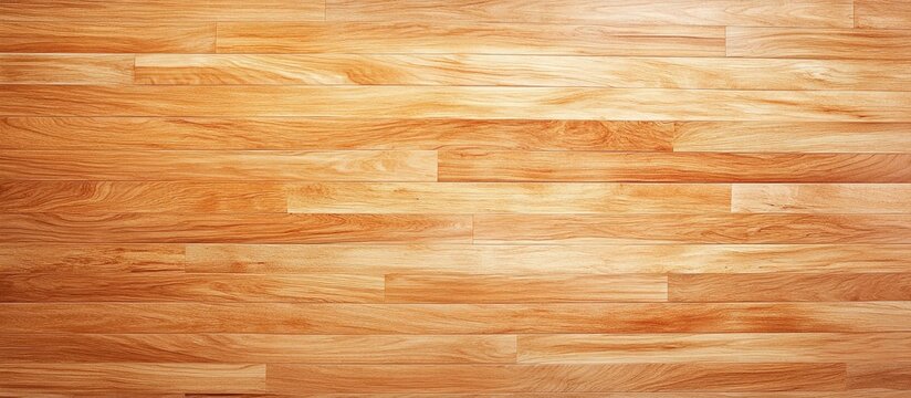 Hardwood maple basketball court floor seen from above ideal for sports analysis and design inspiration