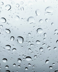 water drops on the window