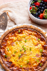 Quiche with Berries 