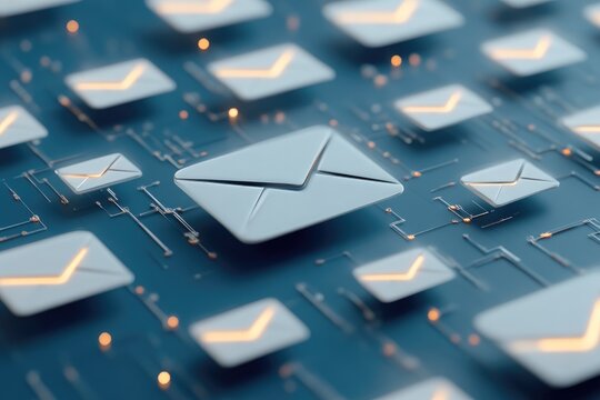 Secure email interface with privacy filters applied