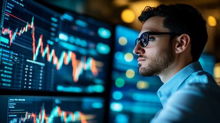 Focused Business Analyst on Stock Market Data