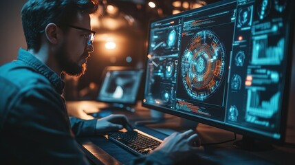 Focused Programmer at Work