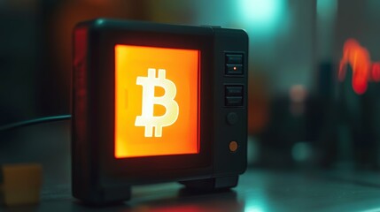 Retro Bitcoin Display