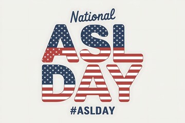 Celebrate National ASL Day with Bold Patriotic Design Graphics