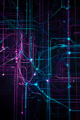 Colorful Visualizations of Neural Networks at Work, generative ai illustration