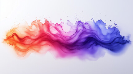 Fototapeta premium Watercolor splash texture, colorful, abstract background