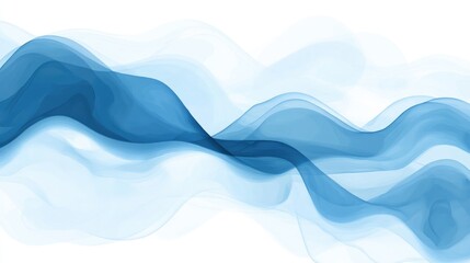 Abstract Blue Liquid Background Melting Blue Wax Backdrop Frozen Ice And Snow Textured Wallpaper Modern 3D Render