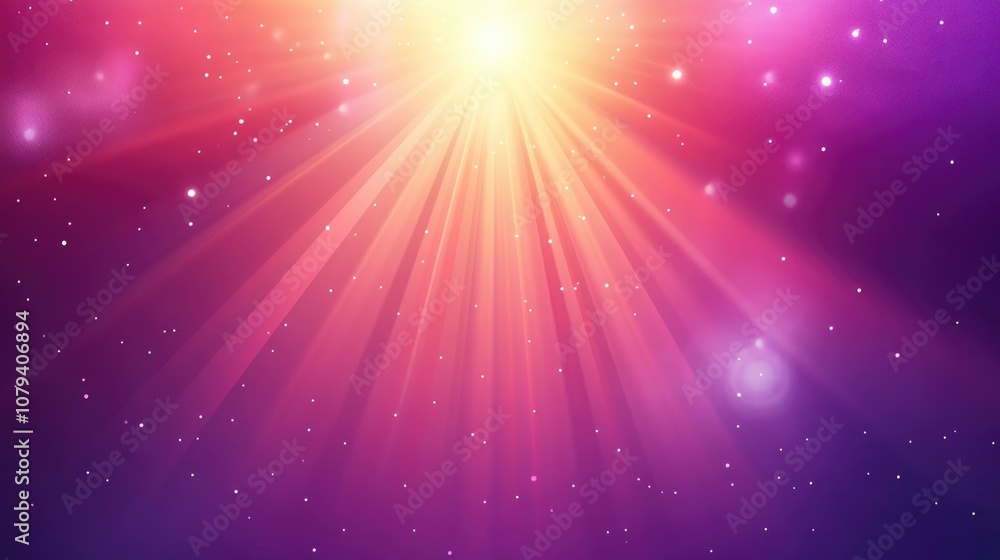 Aufkleber beautiful abstract background of explosion rays for a festival glowing light rays and sparks for a c