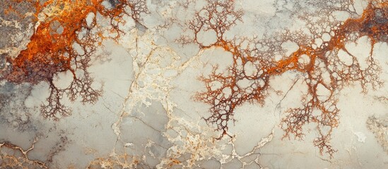 Natural marble stone surface with intricate veining patterns perfect for elegant interior design and architectural applications