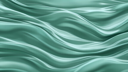 Abstract horizontal background with water ripples of celadon green color. generated by artificial intelligence. Celadon. Illustration