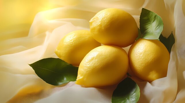 A repeating pattern of lemon wedges and bright yellow citrus zest, creating an eye-catching texture for product branding and social media graphics