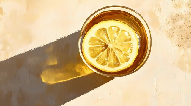 A repeating pattern of lemon wedges and bright yellow citrus zest, creating an eye-catching texture for product branding and social media graphics