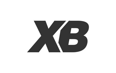 XB Techno Editable Font Logo For Corporate Branding. Bold, Futuristic Design With Unique Typographic Ideas. Minimal Custom Type And Dynamic Letter