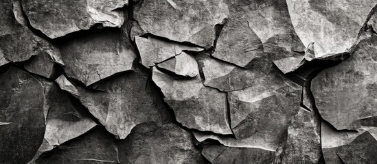 Rugged stone wall texture with various shades of grey perfect for creating a rustic backdrop