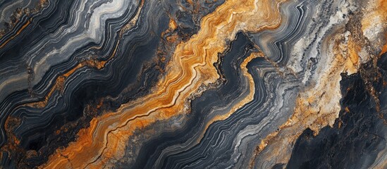 Obraz premium Natural marble stone surface showcasing intricate veining and textures ideal for interior design and architecture applications