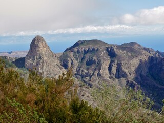 Vulkanischer Felsen auf La Gomera