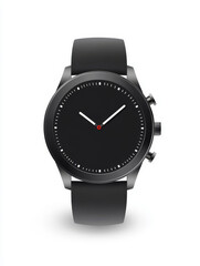 Electronic Smart Watch with blank screen  isolated on white background.