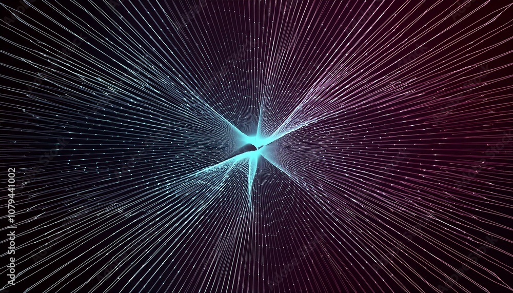 Poster abstract technology particles mesh background