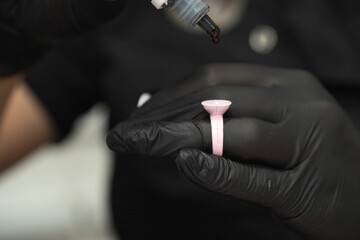 preparing ink for eyebrow micropigmentation eyebrows