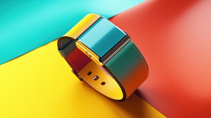 Obraz premium Smartwatch with Colorful Leather Band
