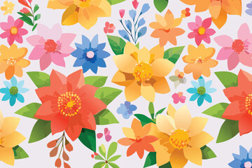 Watercolor Flower Background