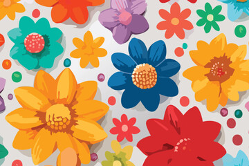 Obraz premium Watercolor Flower Background