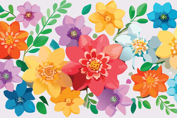 Watercolor Flower Background