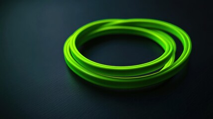 Abstract Green Circle