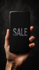 hand holding a phone