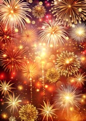 Obraz premium fireworks on the night sky