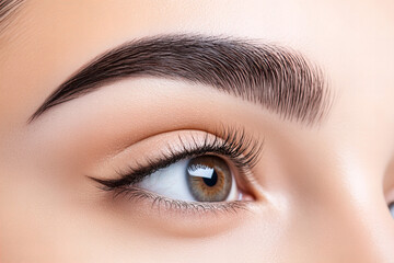 Young Woman Showcasing Smooth, Healthy Skin with Minimalist Makeup for Fresh, Radiant Skincare and Natural Beauty Promotion