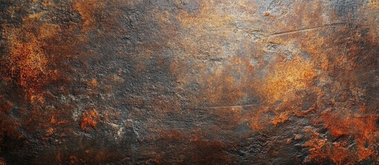 Grunge metallic abstract backdrop featuring a textured and rugged surface