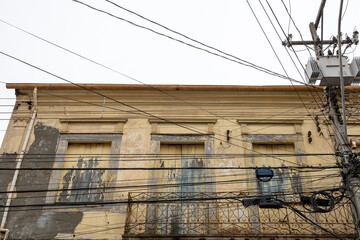 Old house in Braganca Paulista featuring characteristics of the architectonic style Eclecticism